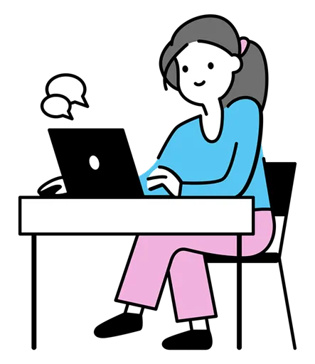 Practitioner using Efficio Client Hub